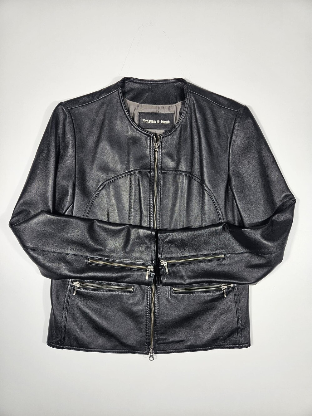 Tristan & Iseut Genuine Leather Jacket – Women’s Large - Picture 7 of 11